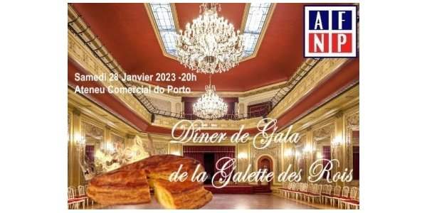 Dîner de Gala de la Galette des Rois de l'AFNP, samedi 28 janvier 20h