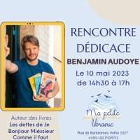 Évènement de notre communauté sur Porto - Rencontre-dédicace à Ma Petite Librairie