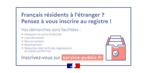 Inscrivez-vous au registre des Français de l'étranger