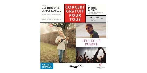 Concert gratuit - Fête de la musique 2022 au MOUCO avec Lily Dadenne