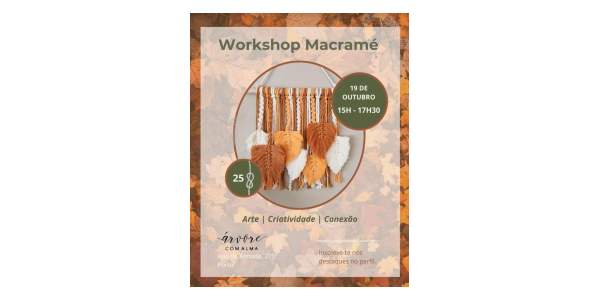 Worshop de macramé chez "Arvore com alma"