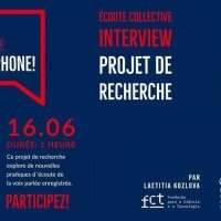 Ecoute collective dans le cadre d'un projet de recherche. Appel à la communauté francophone.