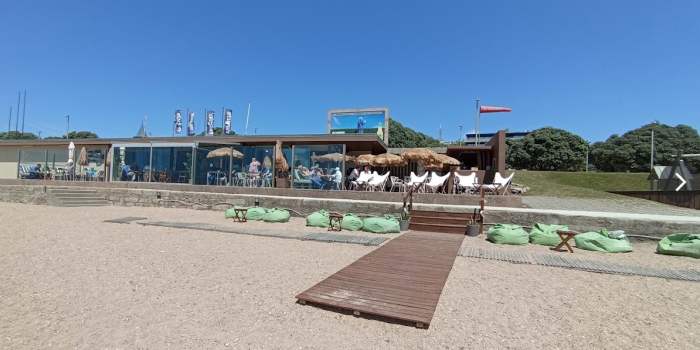 Café rencontre à la Praia Homem do Leme